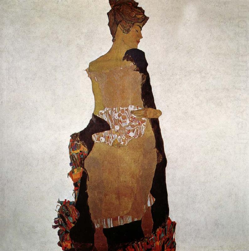 Portrait of Gerta Schiele, Egon Schiele